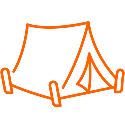 Orange Tent icon