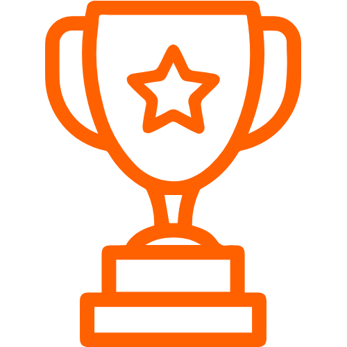 orange trophy icon