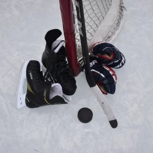 hockey-gear-on-ice