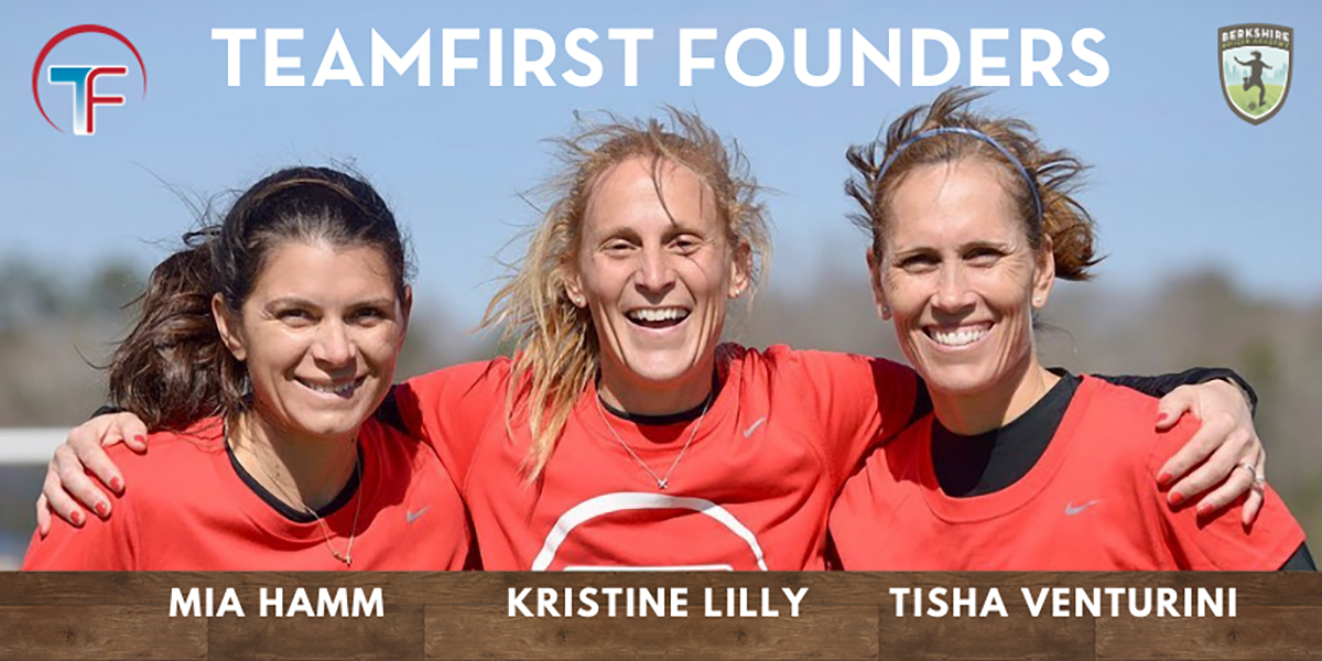 TeamFirst women's soccer players Hamm, Lily, Hoch