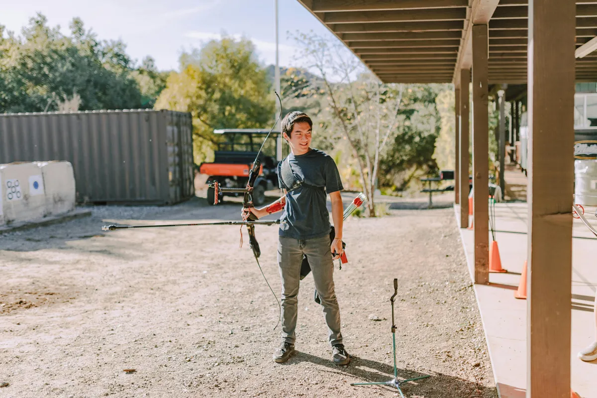 guy at archery